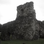 The crumbling ruins of Lochmaben Castle